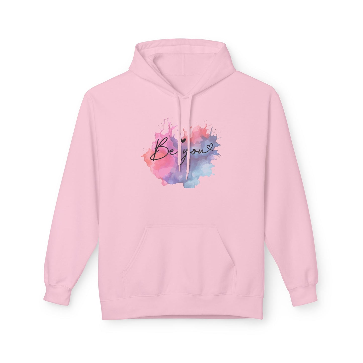 "Be You. You Are Enough" - Inspirational Fleece Hoodie