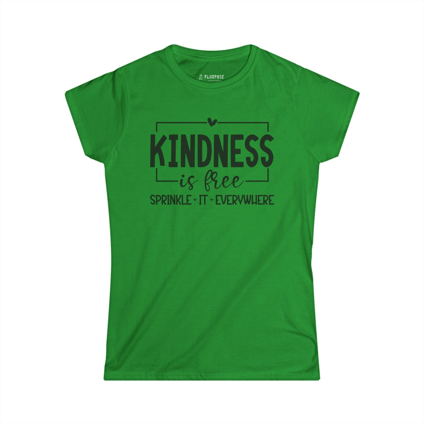 Women's Kindness is Free Tee - Spread Positivity Shirt