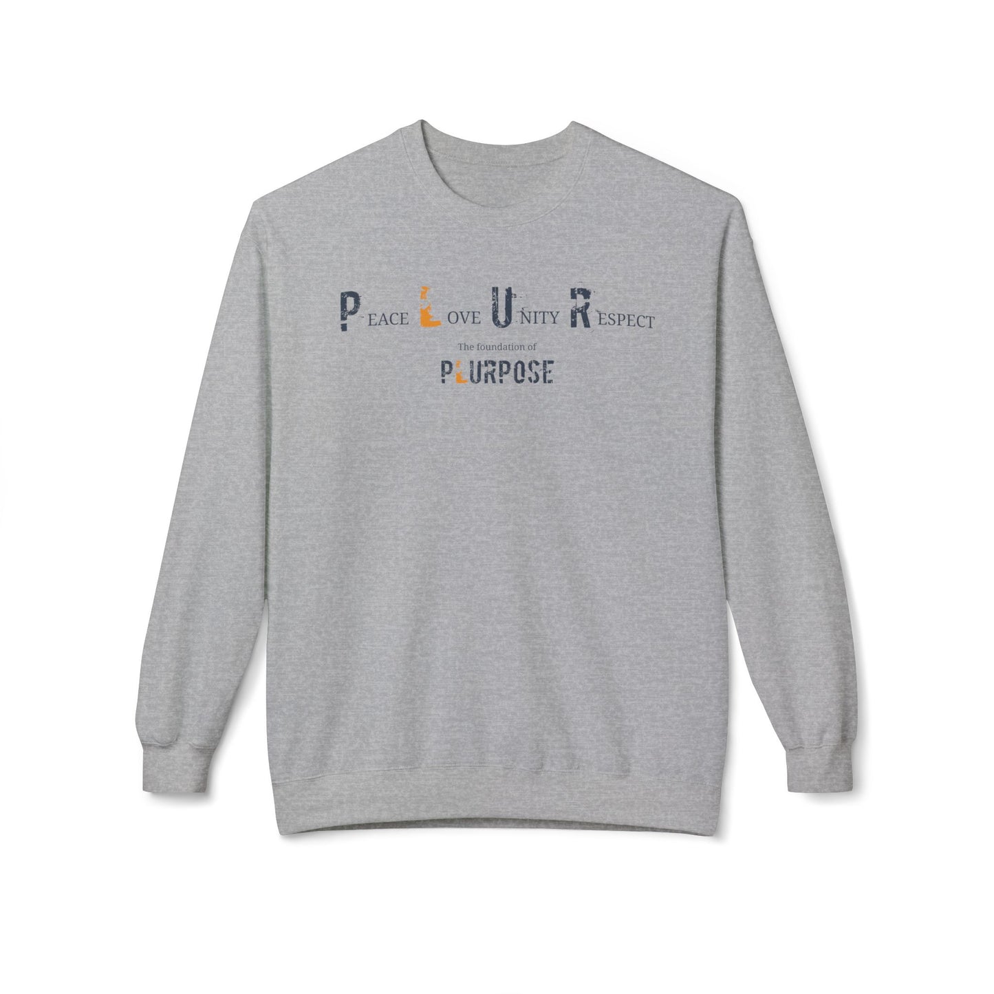 Peace, Love, Unity, Respect- Unisex Crewneck Sweatshirt