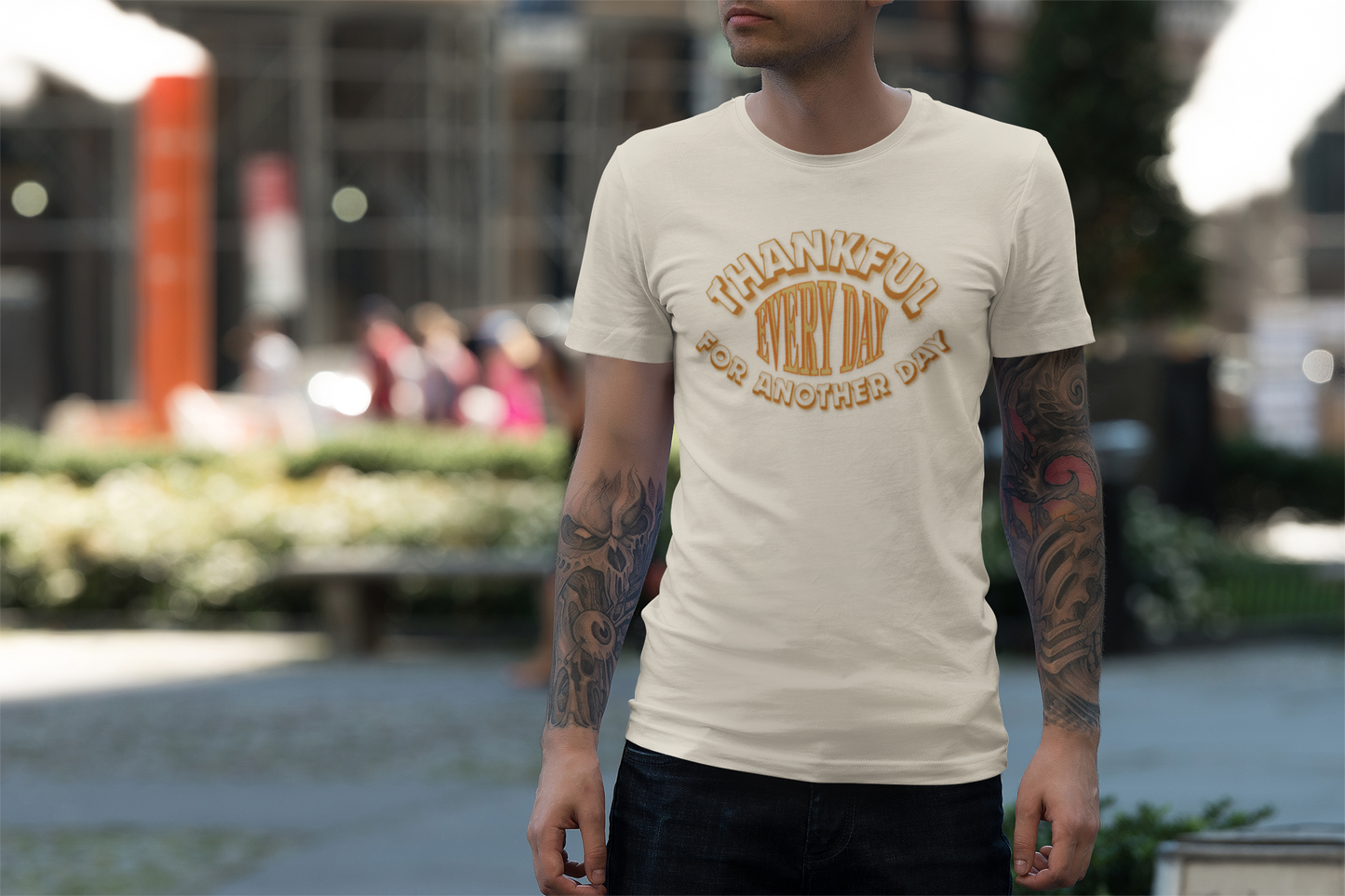 Thankful Every Day - Softstyle T-Shirt, Gratitude Tee