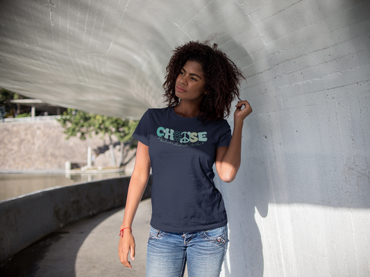 Teal Choose Kindness - Women's Softstyle Tee