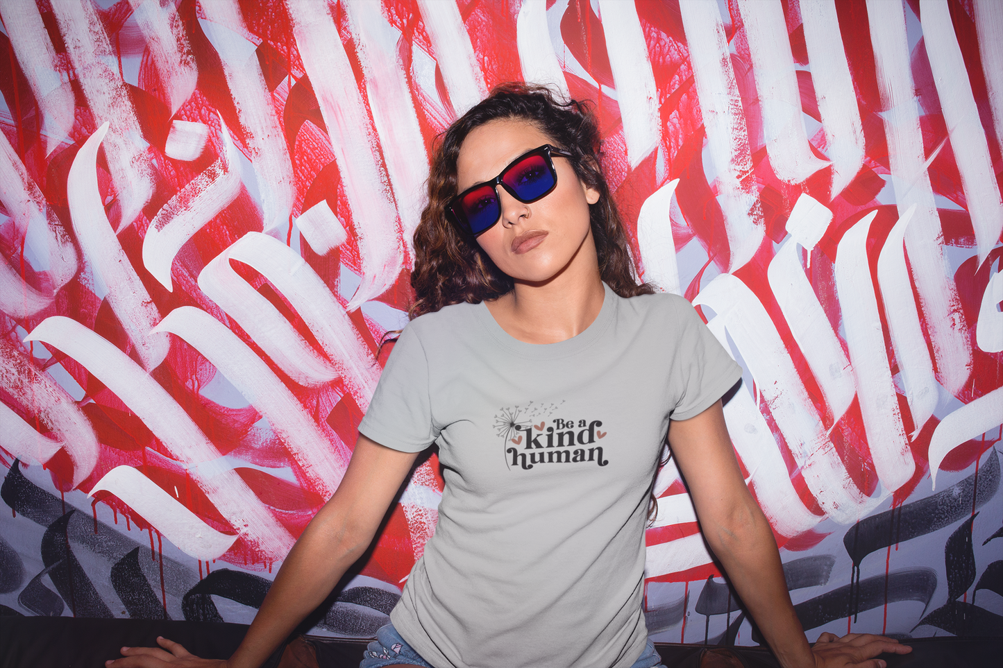 Be a Kind Human Tee - Women's Softstyle Shirt