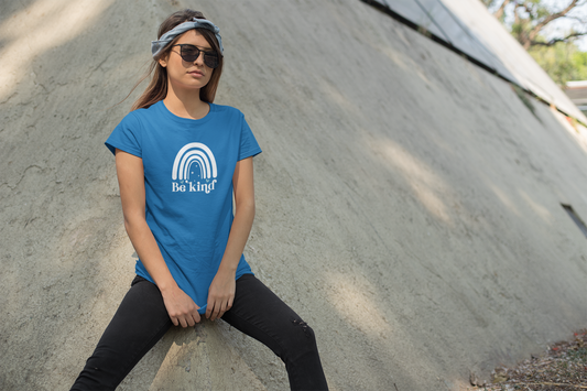 Be Kind - Rainbow - Women's Softstlye Tee