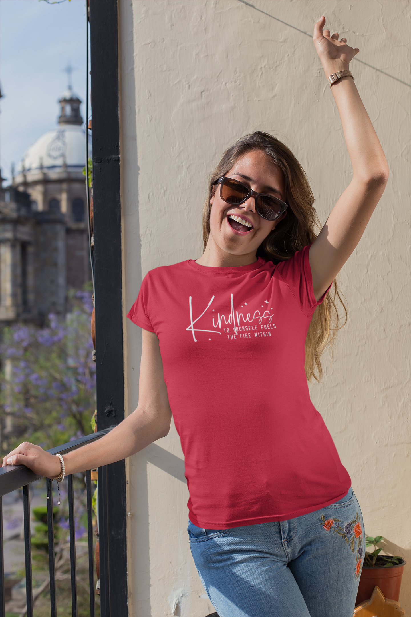 Kindness to Yourself Fuels the Fire Within - Women's Softstyle Tee
