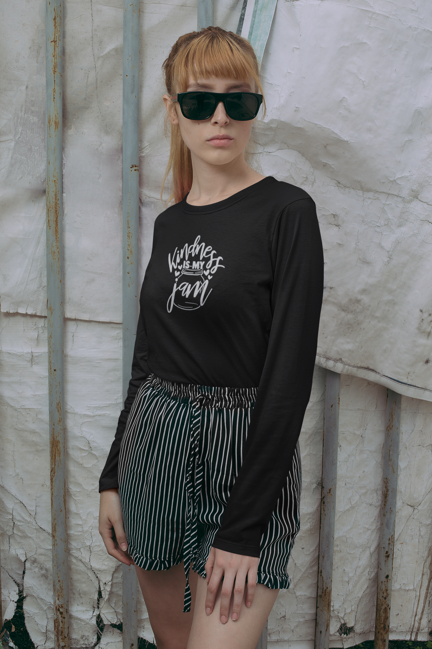 Kindness is My Jam - Jersey Long Sleeve Tee