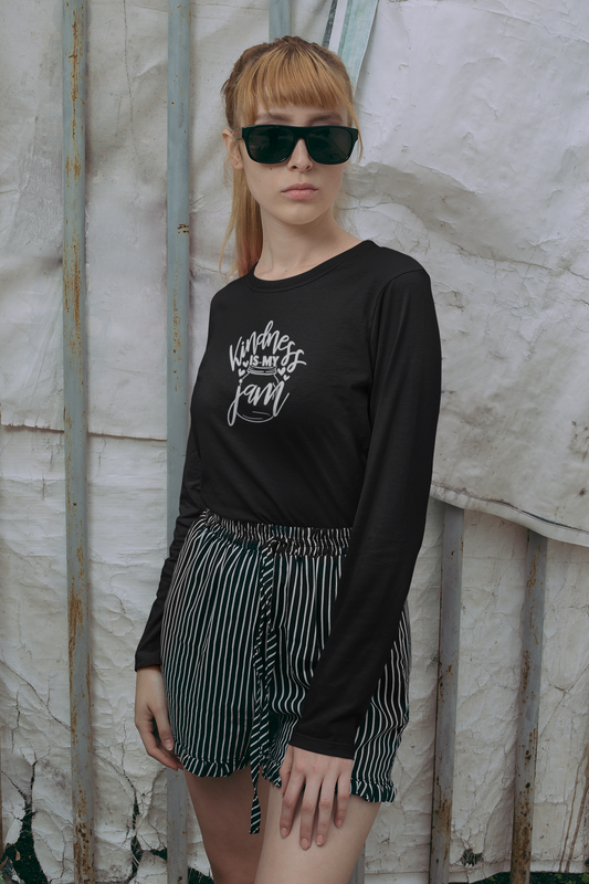 Kindness is My Jam - Jersey Long Sleeve Tee