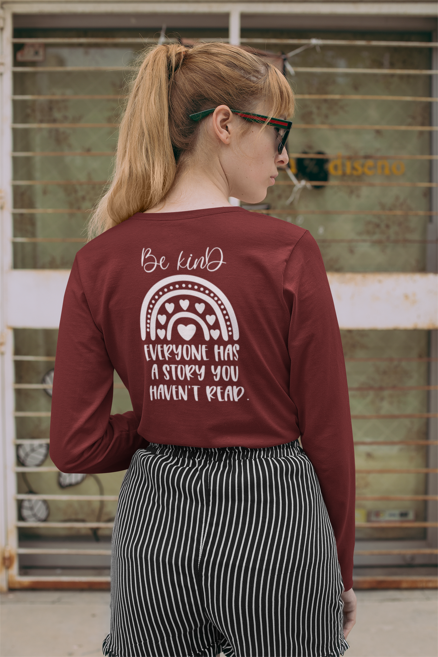 Be Kind, Everyone has a Story you haven't Read - Jersey Long Sleeve Tee