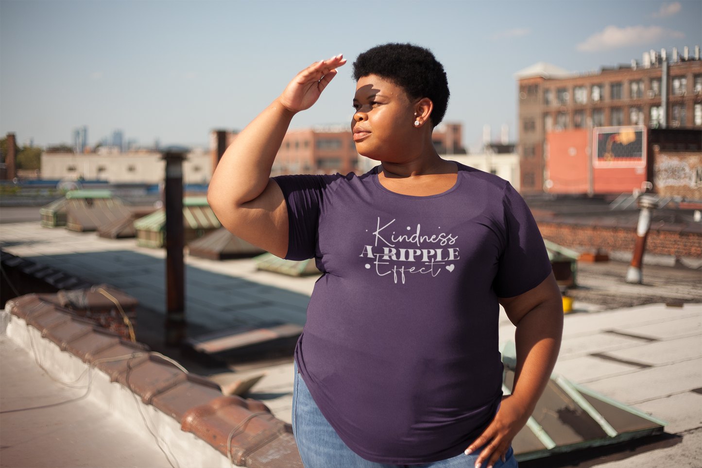 Kindness a Ripple Effect - Women's Softstyle Tee