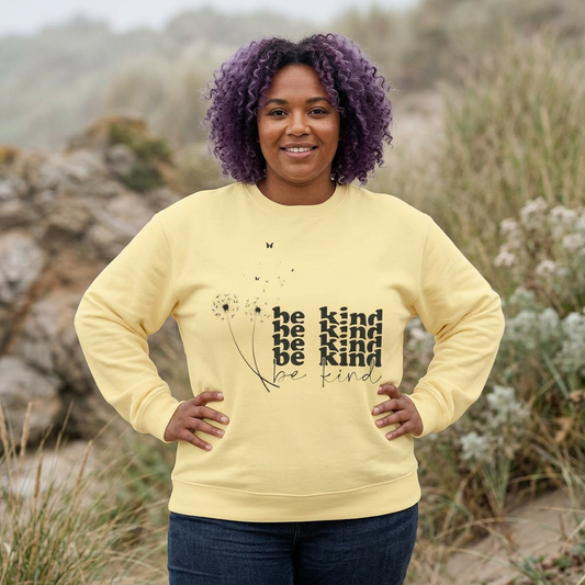 Be Kind, Lightweight Crewneck Sweatshirt
