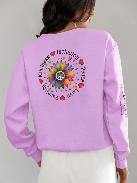 Kindness & Inclusion - Colorful - Crewneck Sweatshirt