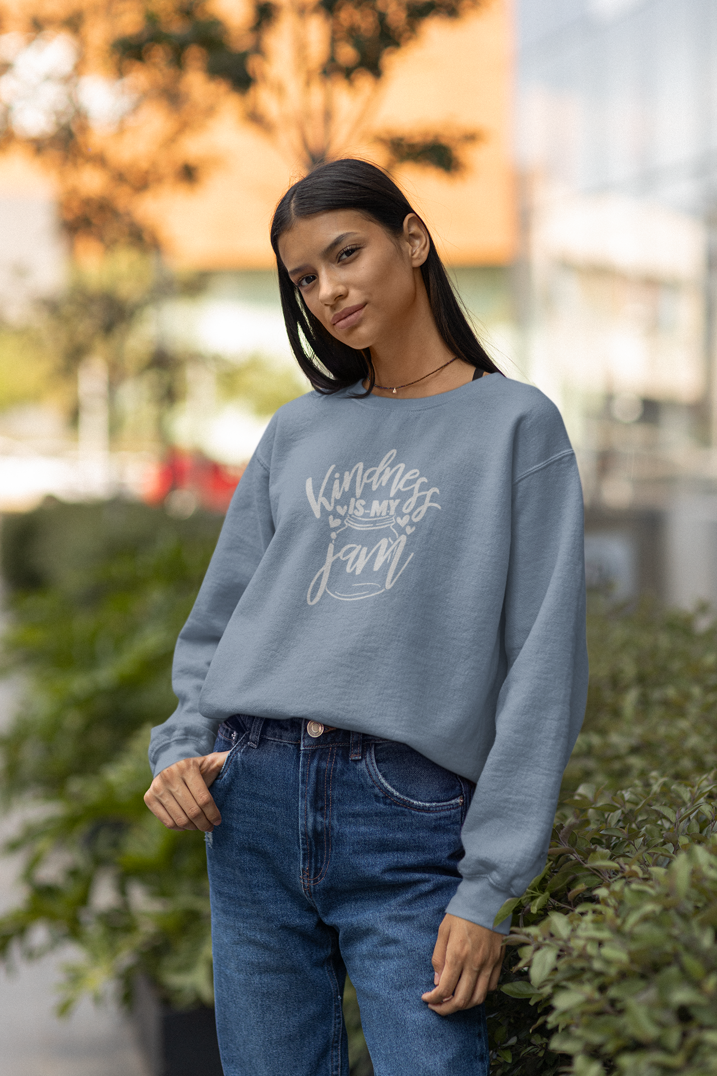 Kindness is My Jam - Lightweight Crewneck Sweatshirt
