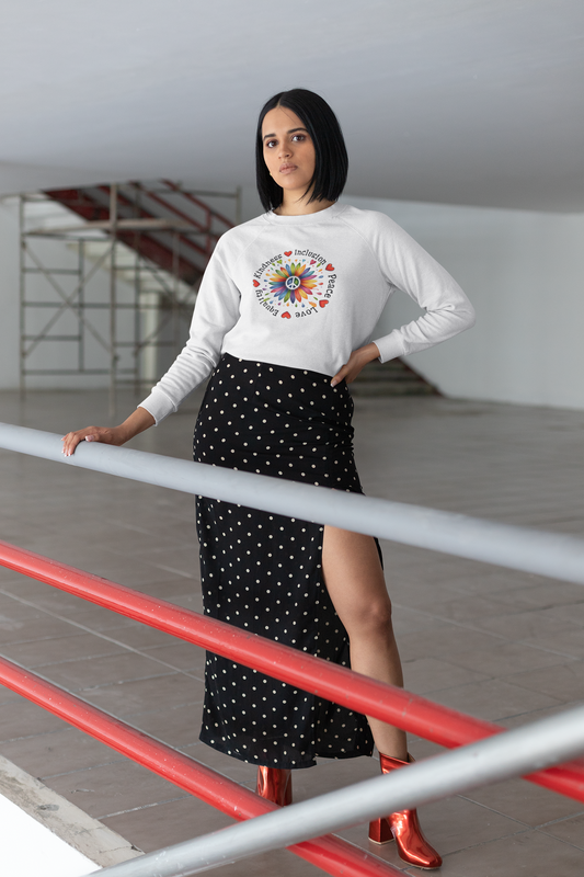 Colorful Peace and Inclusion - Long Sleeve Tee