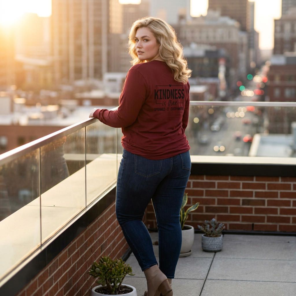 Kindness Is Free, Sprinkle it Everywhere - Long Sleeve Tee