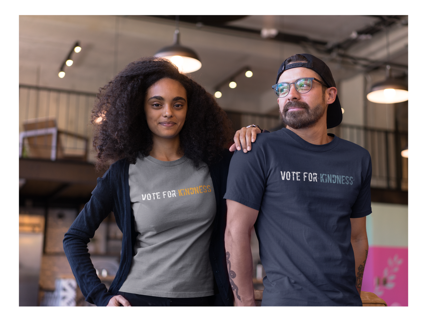Vote for Kindness - Unisex Heavy Cotton T-Shirt