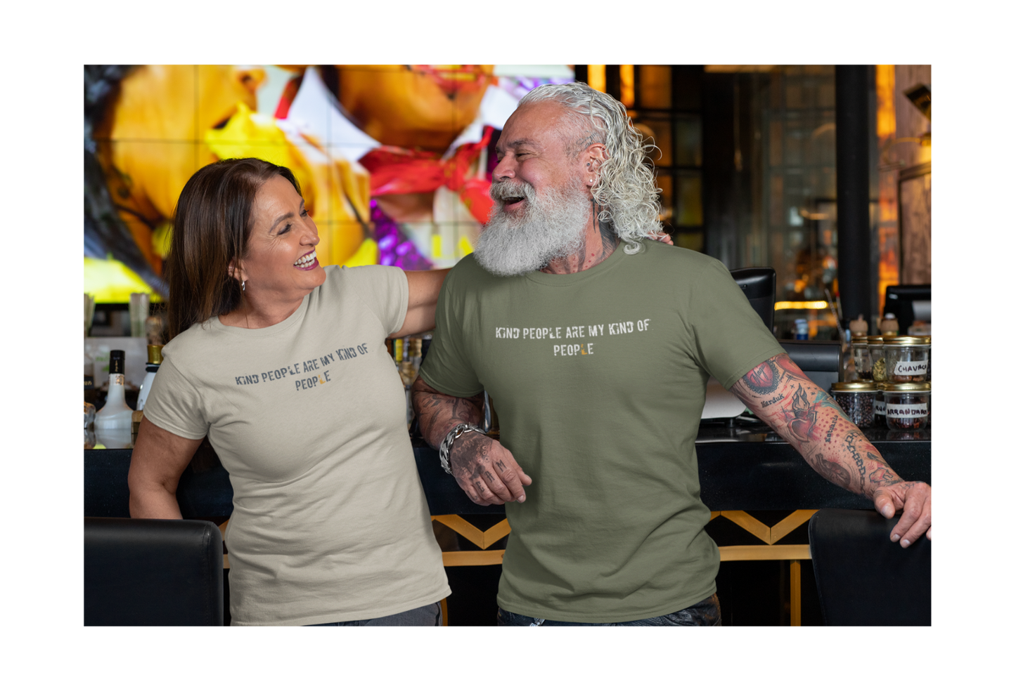 Kind People are my Kind of People- Unisex Heavy Cotton T-Shirt