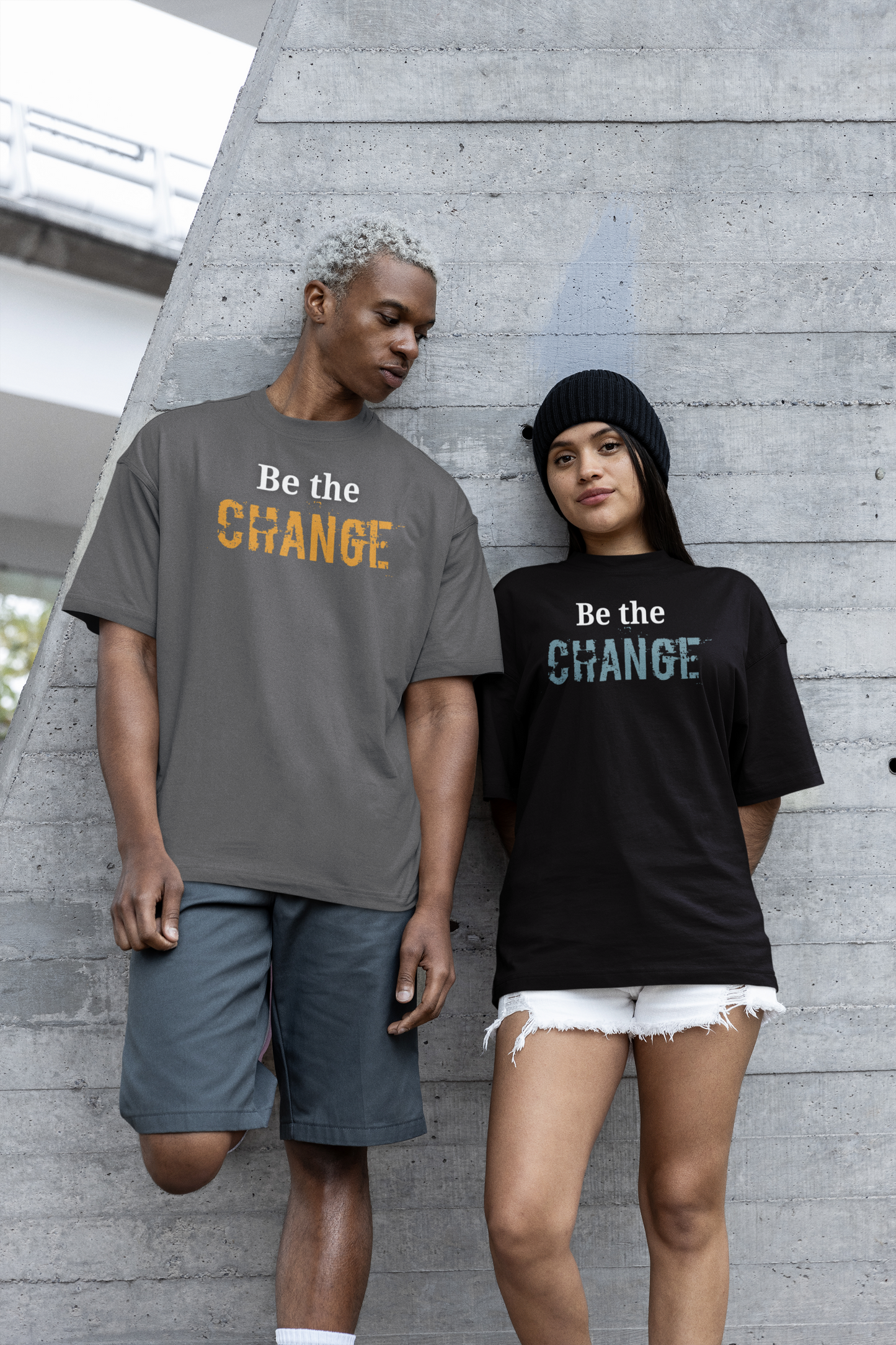 Be the Change- Unisex Heavy Cotton Tee