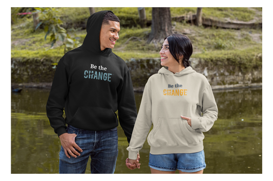 Be the Change Hoodie - Unisex Heavy Blend Sweatshirt