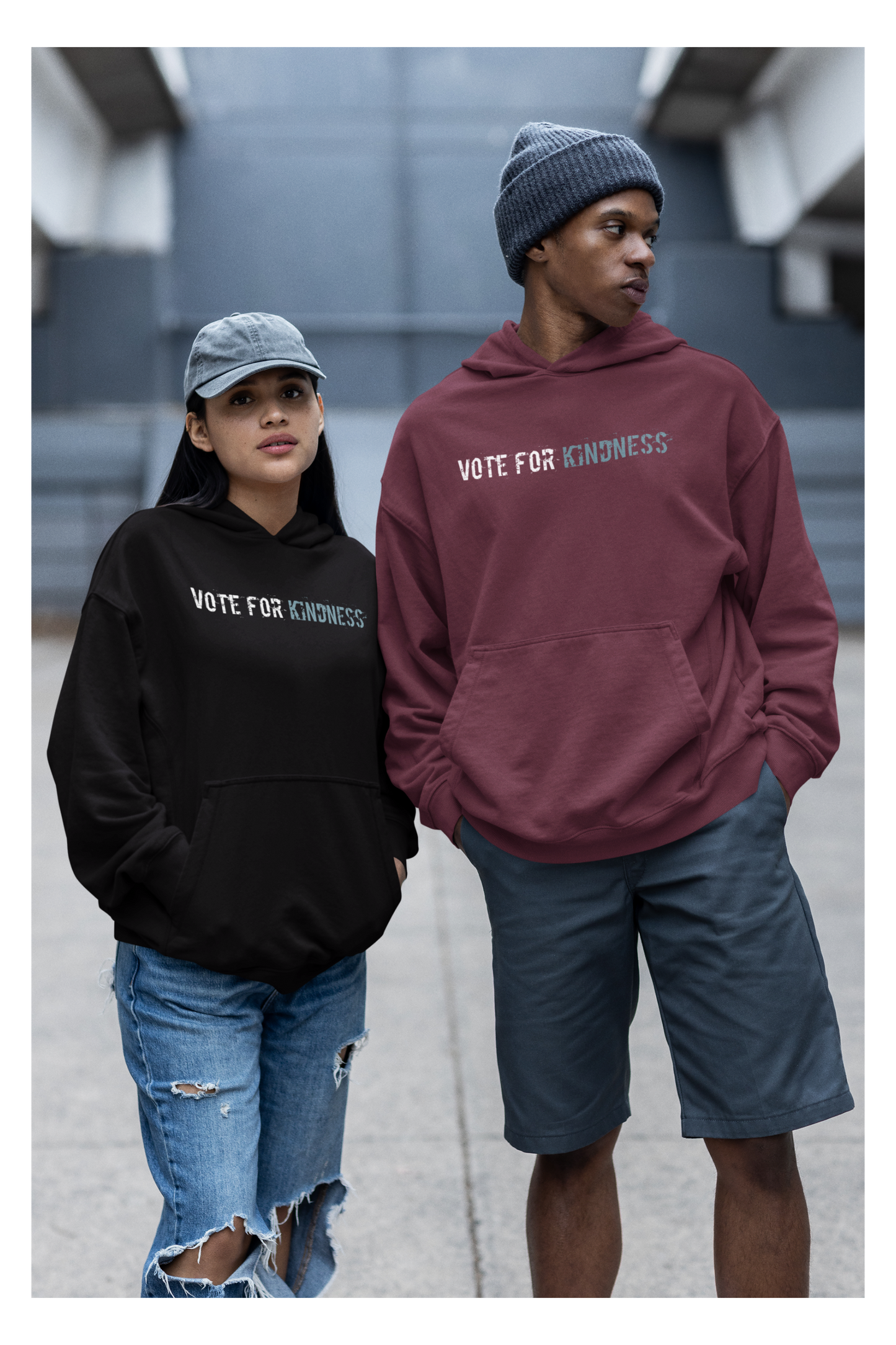 Vote for Kindness- Unisex Heavy Blend Hooded Sweatshirt