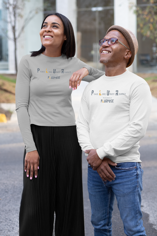 PLUR Foundation- Long Sleeve Tee - Unisex Cotton Shirt