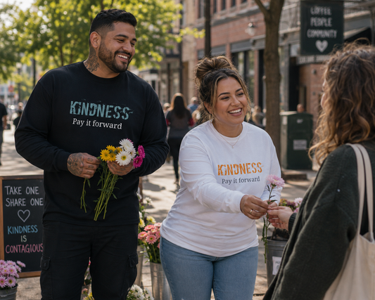 Kindness, Pay it Forward- Unisex Long Sleeve Tee