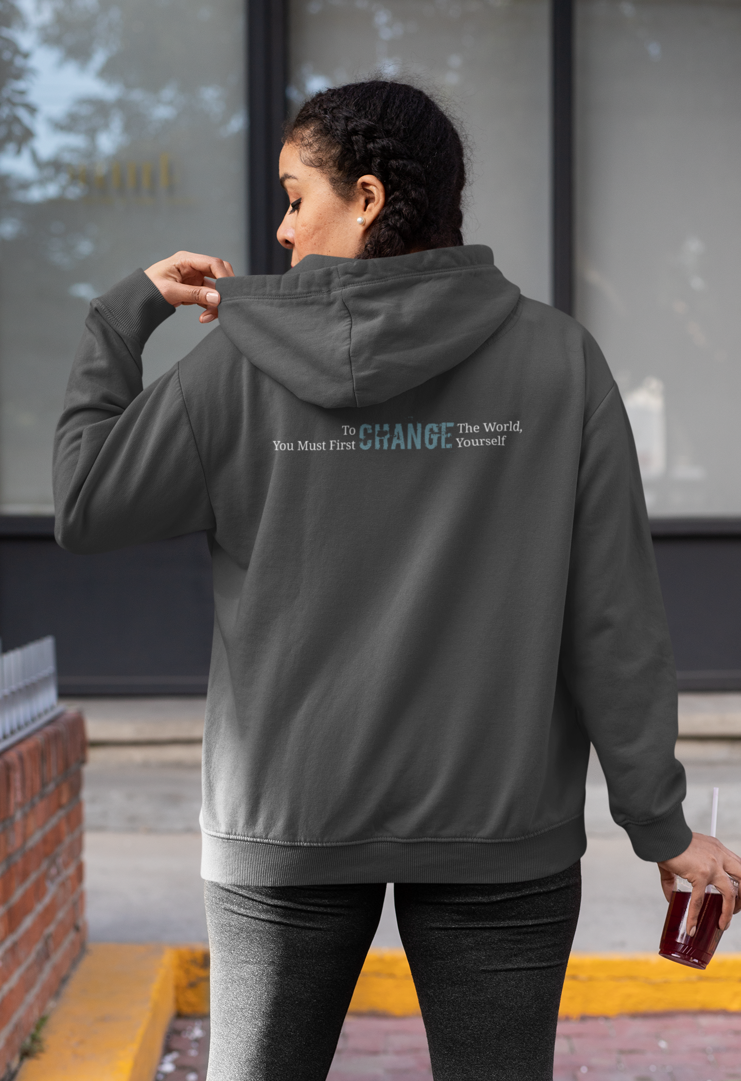 To Change The World..., Unisex Full Zip Hooded Sweatshirt