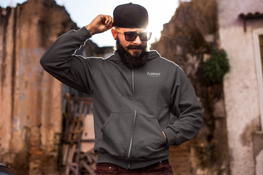 To Change The World..., Unisex Full Zip Hooded Sweatshirt