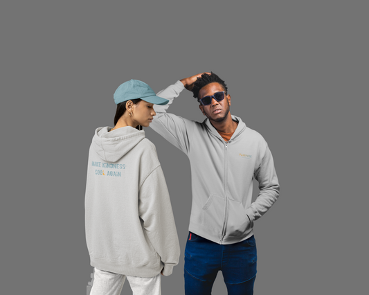 "Make Kindness Cool Again" Unisex Sweatshirt Zip Hoodie