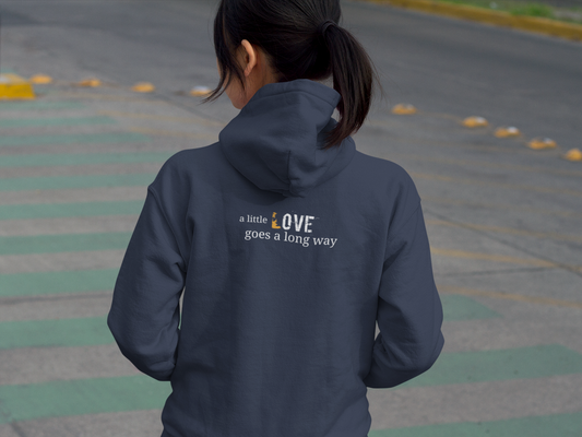 A Little Love Goes a Long Way - Unisex Heavy Blend Full Zip Hoodie