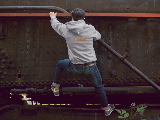 Be the Change- Unisex Cozy Zip-Up Hoodie