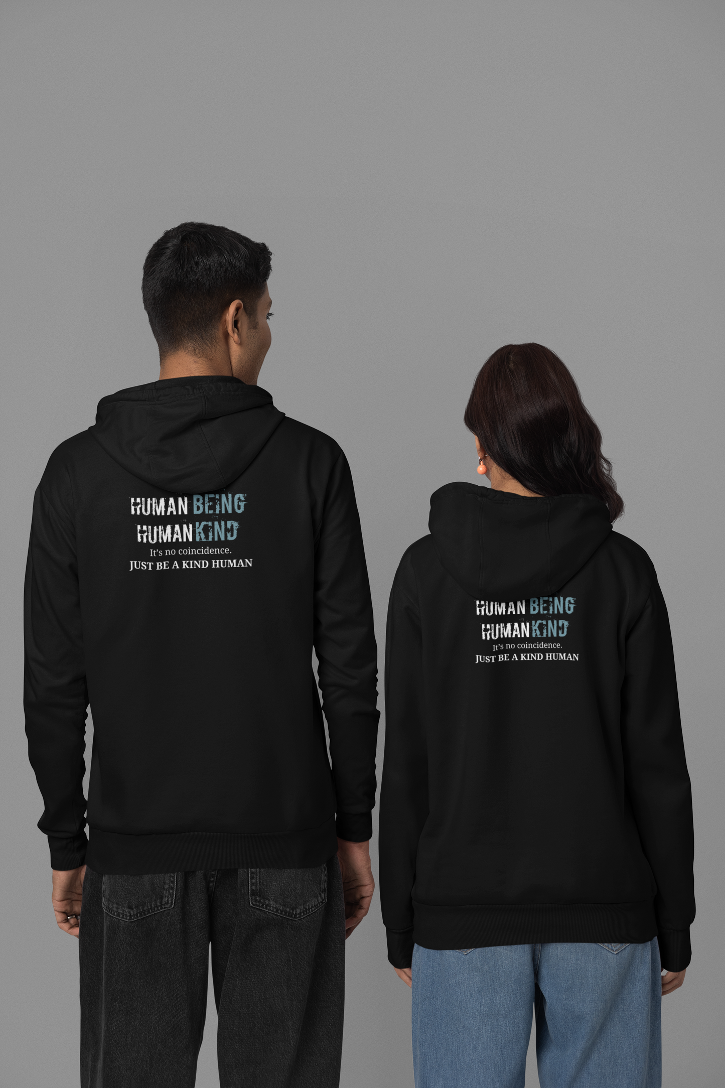 Human Being, Human Kind - Unisex Full Zip Hoodie