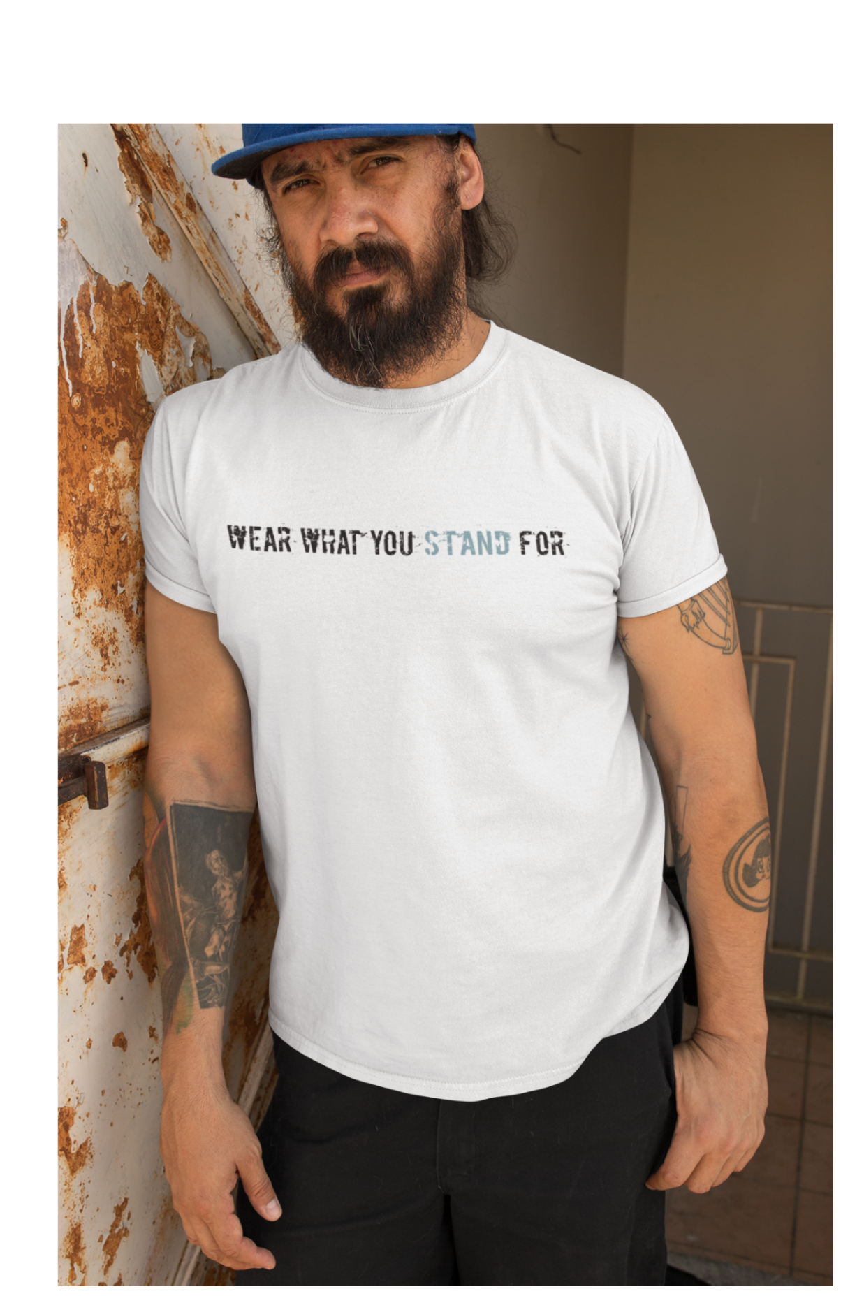 Wear What You Stand For Tee — Minimalist Statement T‑Shirt