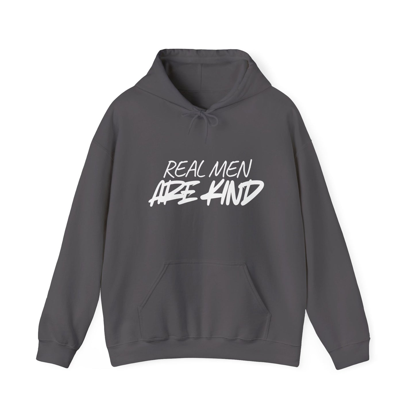 “Real Men Are Kind” Graphic Pullover Hoodie