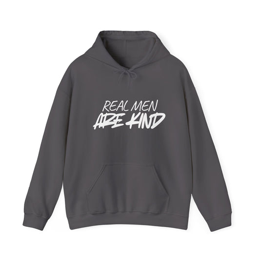 “Real Men Are Kind” Graphic Pullover Hoodie