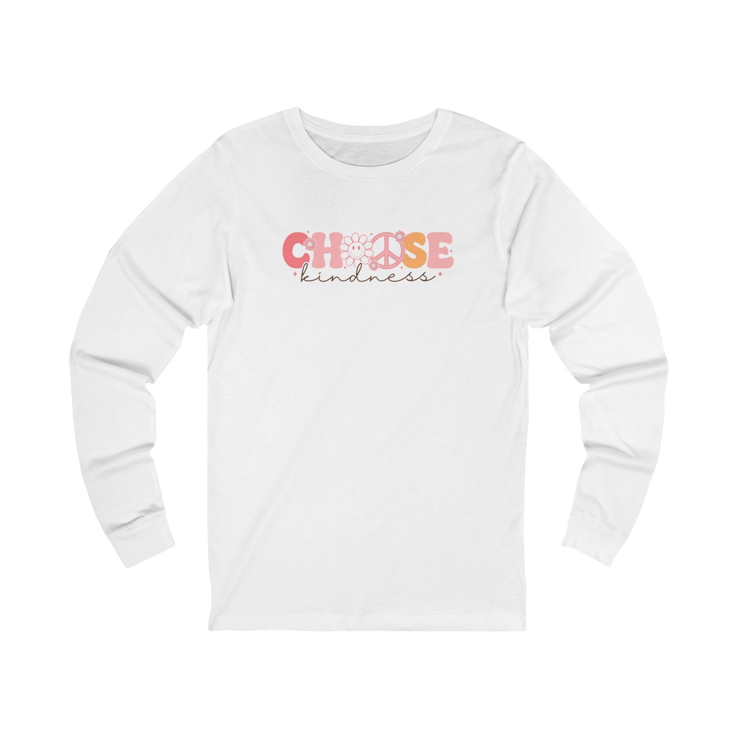 Pink - Choose Kindness - Long Sleeve Tee