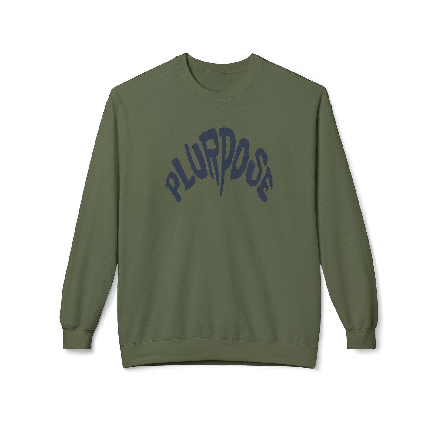 PLURPOSE Statement- Cozy Unisex Crewneck Sweatshirt