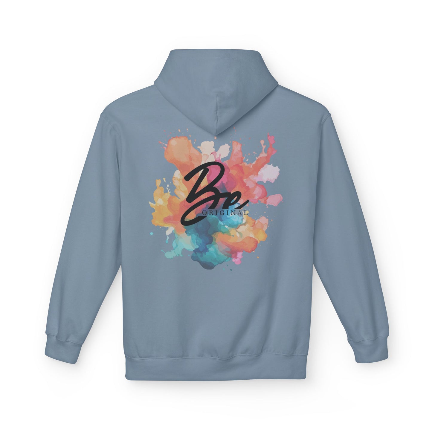 Be Original - Colorful Artistic Fleece Hoodie