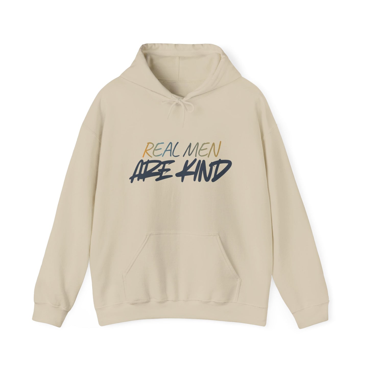 “Real Men Are Kind” Graphic Pullover Hoodie