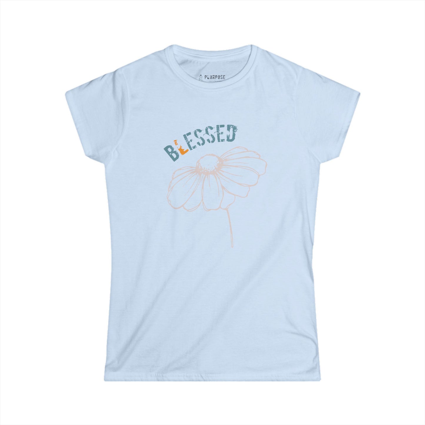 Blessed - Floral Women's Tee, Inspirational T-Shirt