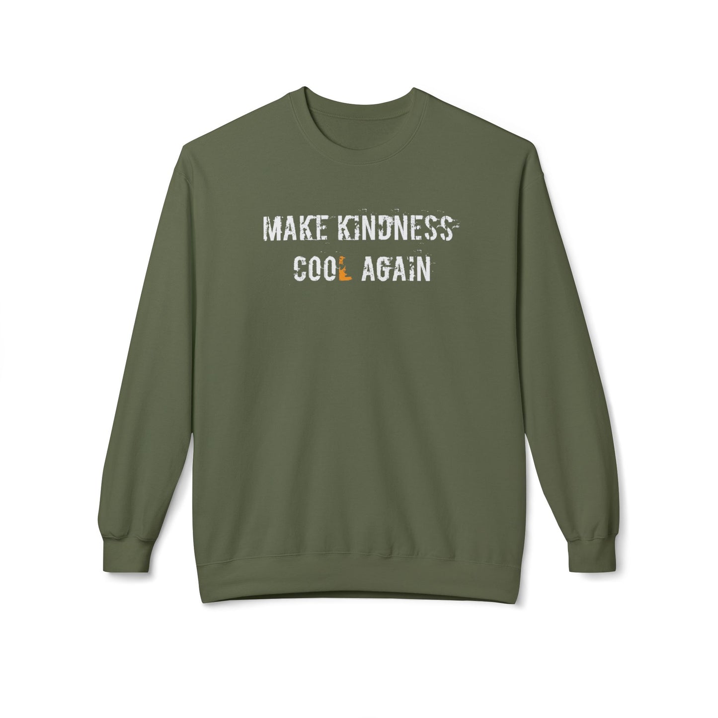 Make Kindness Cool Again - Unisex Cozy Crewneck Sweatshirt