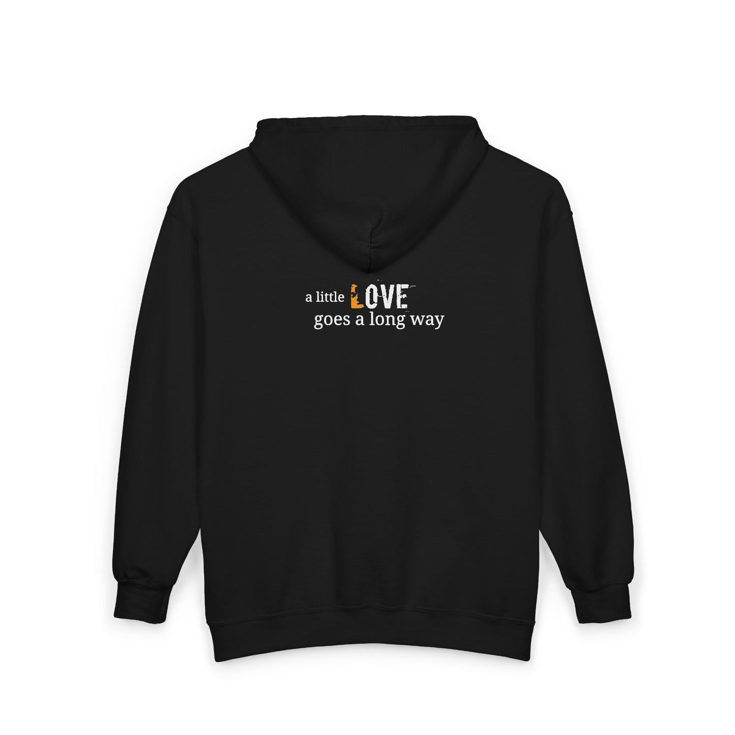 A Little Love Goes a Long Way - Unisex Heavy Blend Full Zip Hoodie