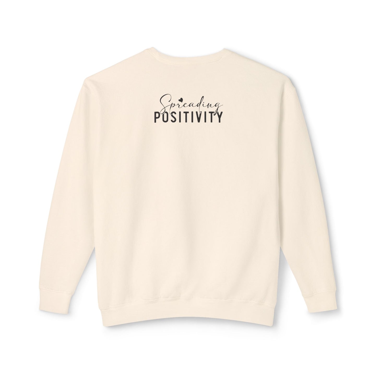 Kindness, a Ripple Effect- Spreading Positivity - Lightweight Crewneck Sweatshirt