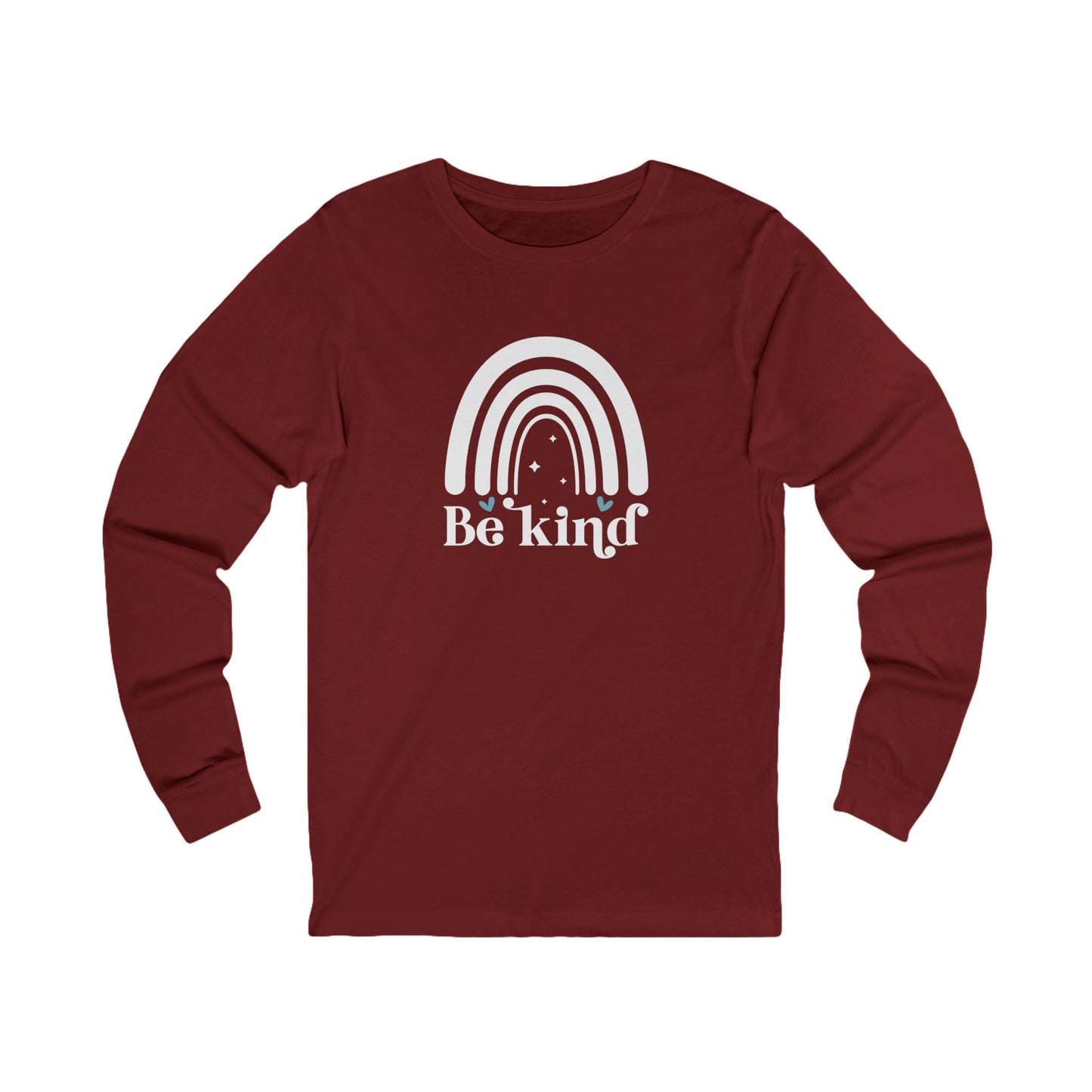 Be Kind Rainbow - Women's Jersey Long Sleeve Tee