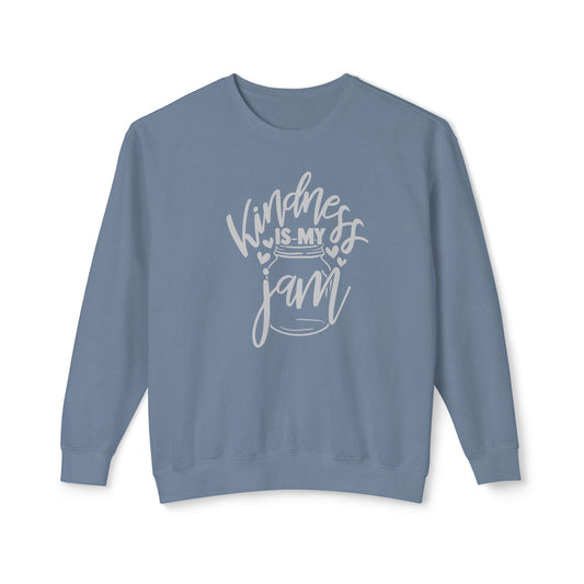 Kindness is My Jam - Lightweight Crewneck Sweatshirt