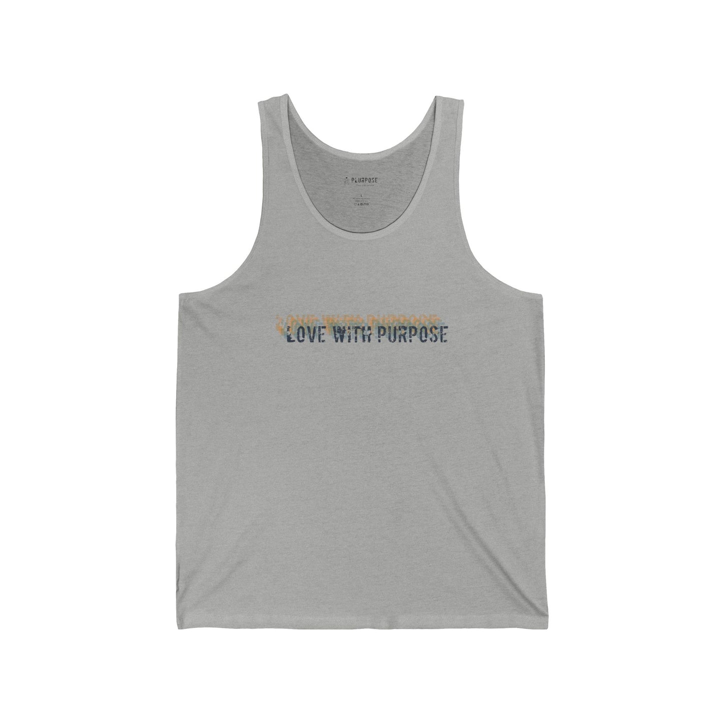 Love with Purpose - Unisex Jersey Tank Top
