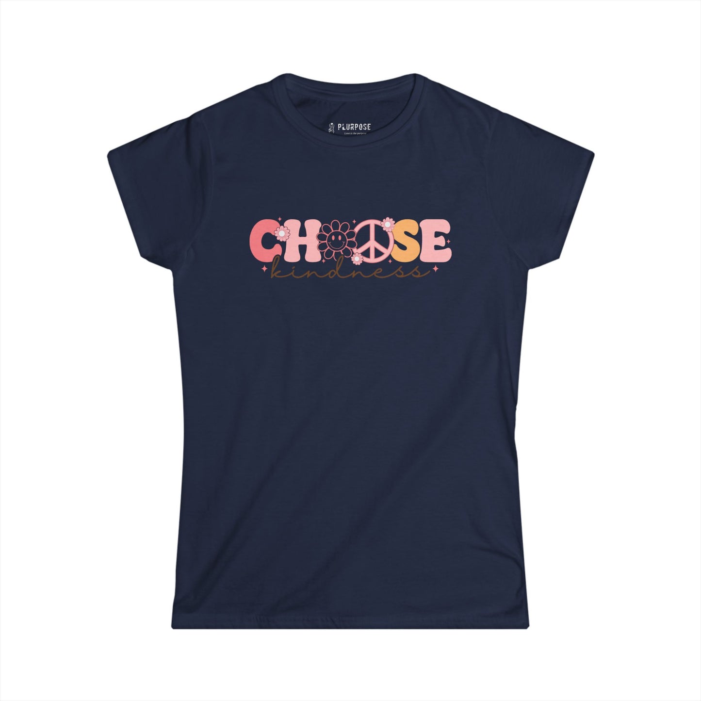 Pink Choose Kindness - Women's Softstyle Tee
