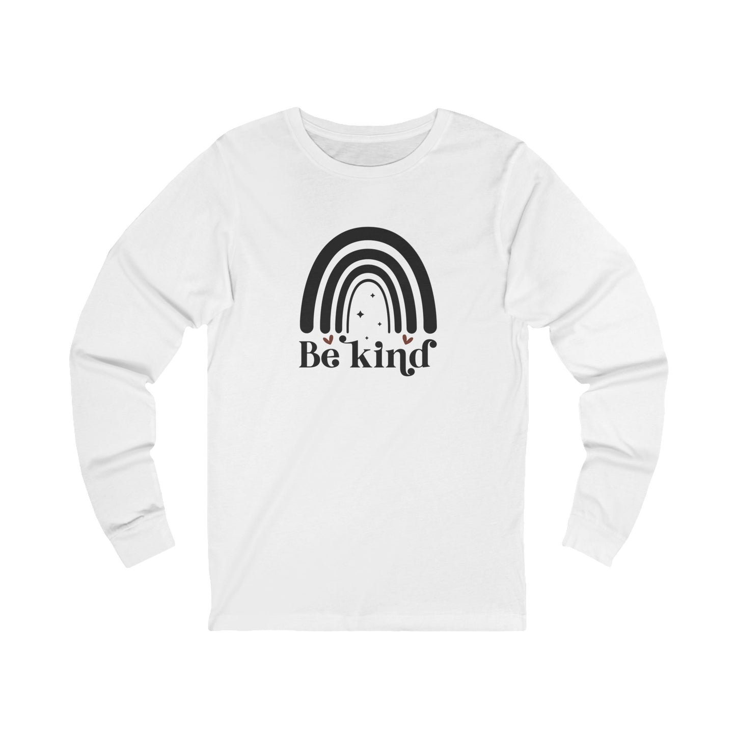 Be Kind Rainbow - Women's Jersey Long Sleeve Tee
