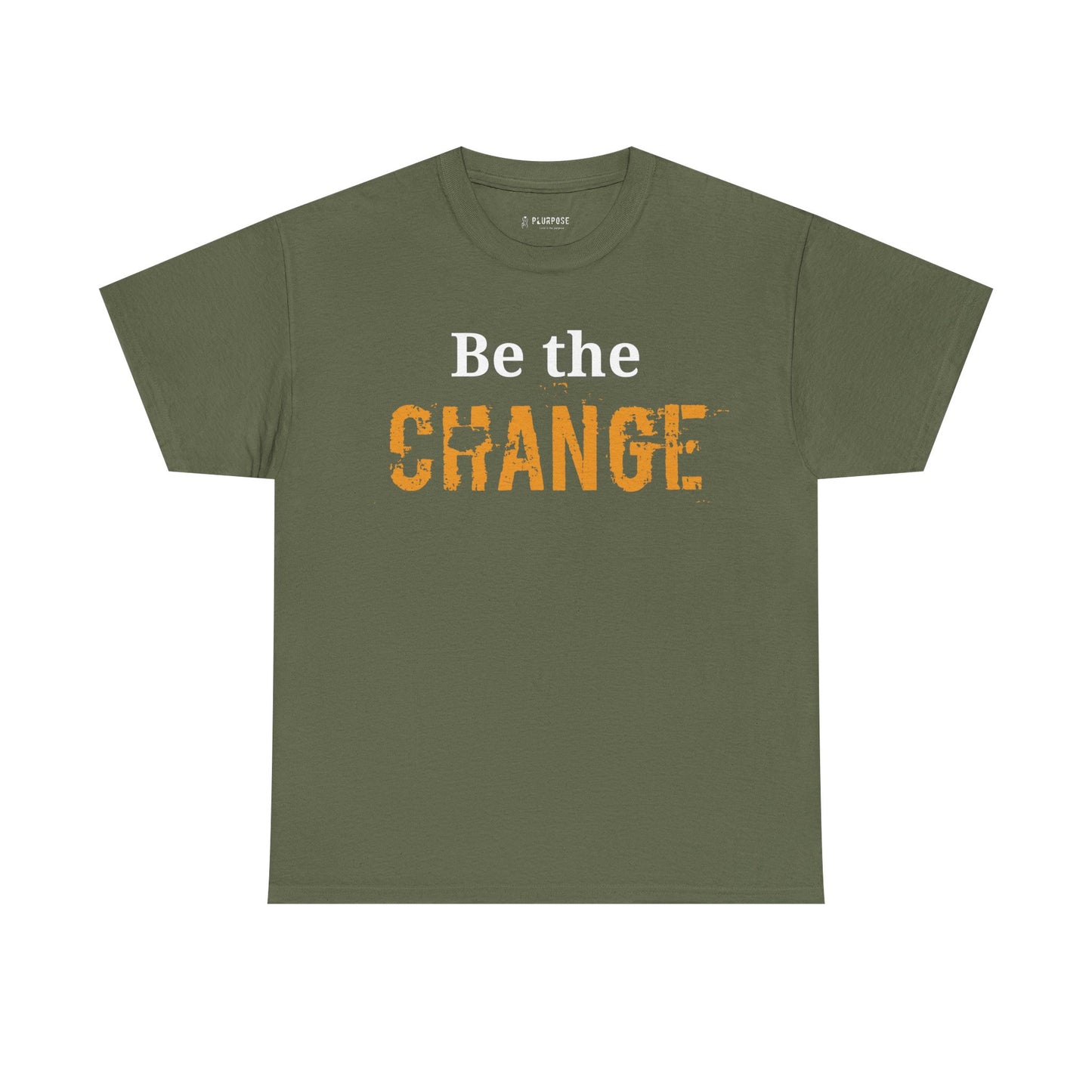 Be the Change- Unisex Heavy Cotton Tee
