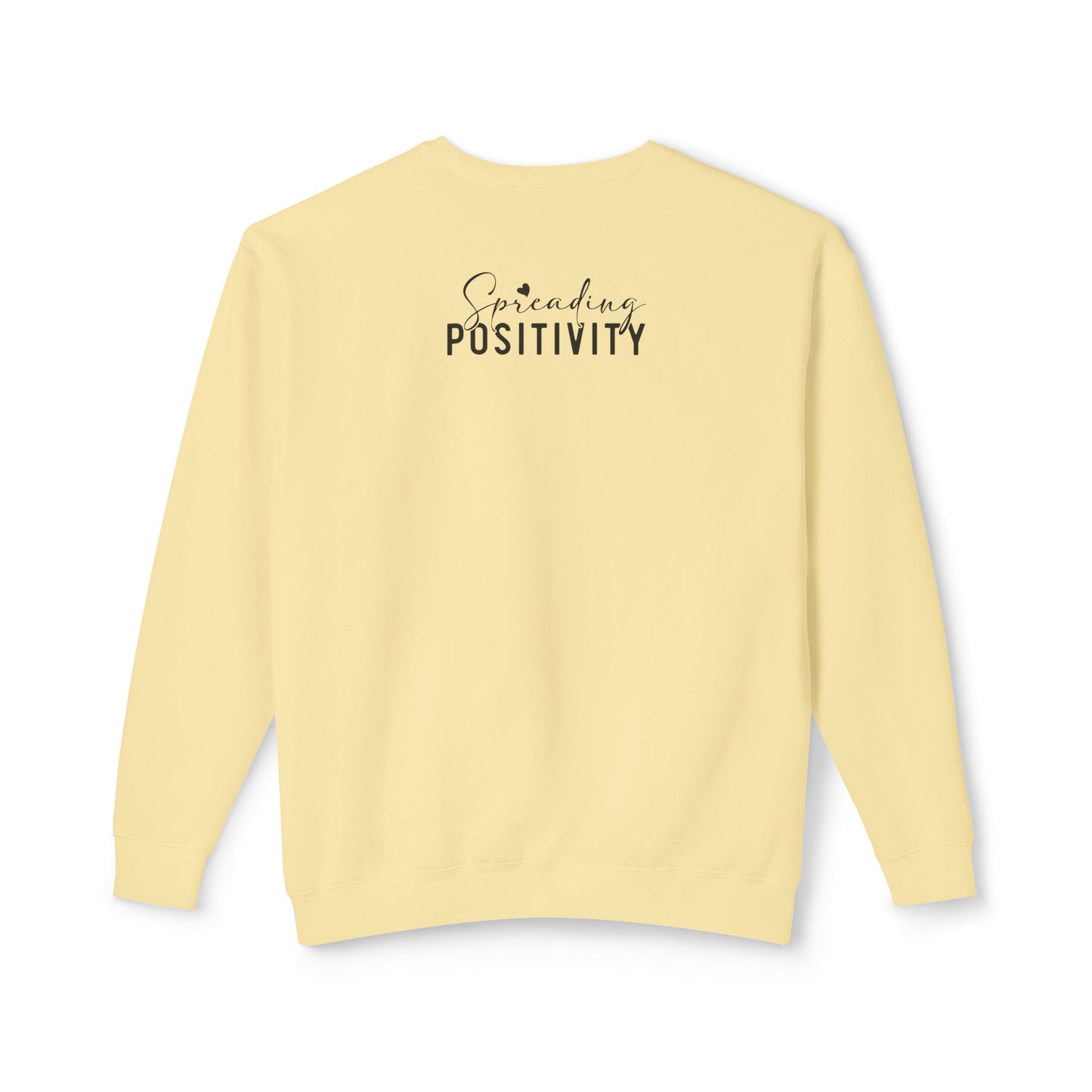 Kindness, a Ripple Effect- Spreading Positivity - Lightweight Crewneck Sweatshirt