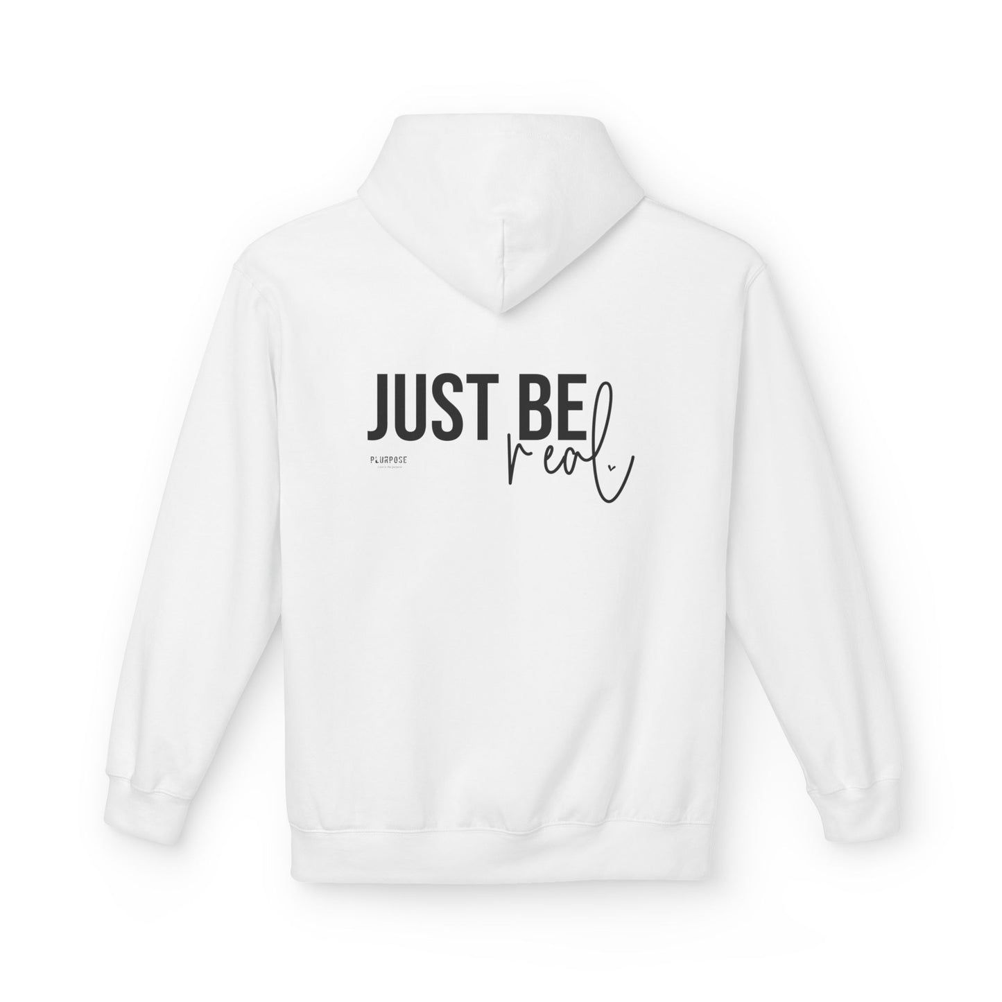 You Don't Have to be Perfect Just Be Real- Inspirational Fleece Hoodie