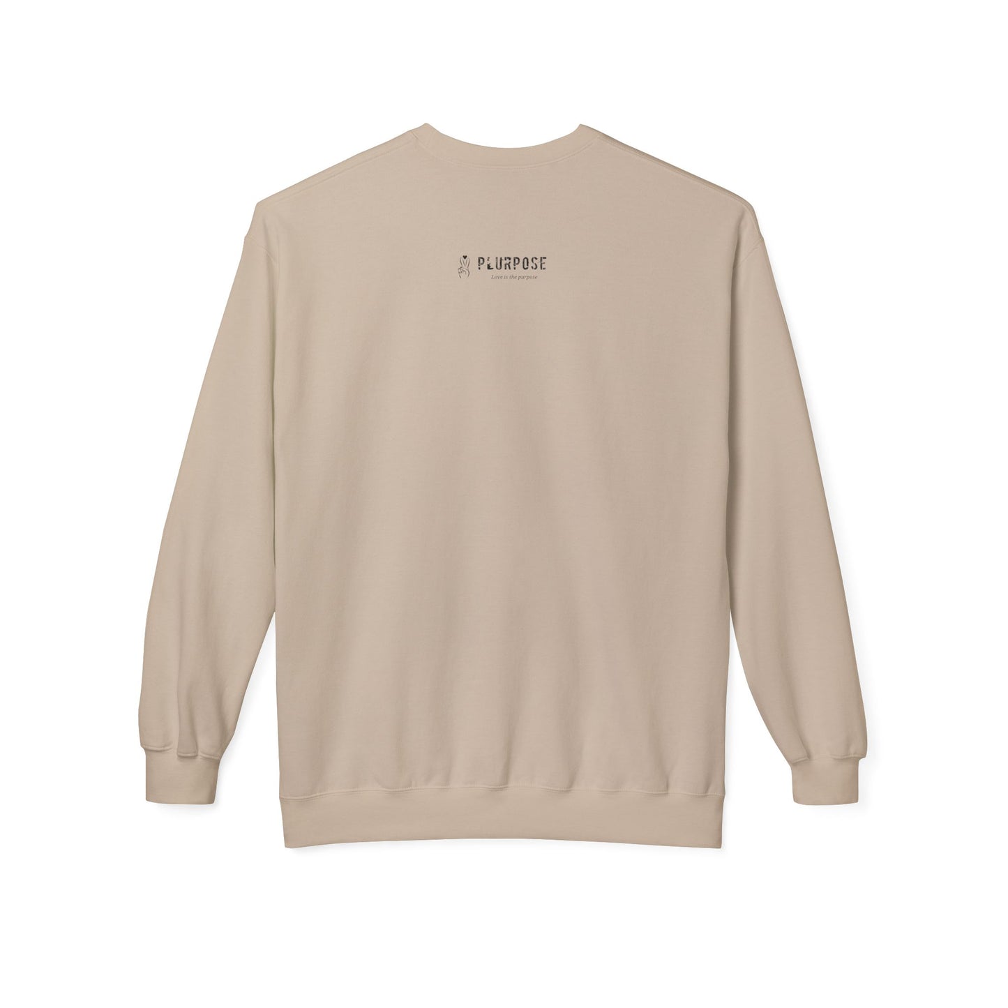 PLURPOSE Statement- Cozy Unisex Crewneck Sweatshirt